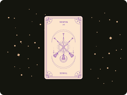 Reversed Three of Wands Meaning