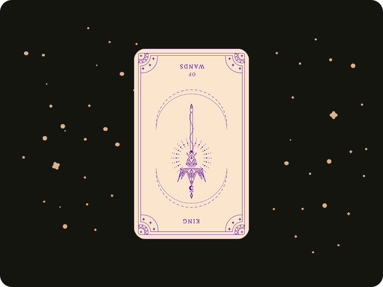 Reversed King of Wands by Ceerly