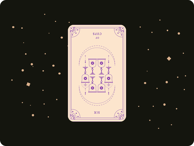 Reversed Six of Cups by Ceerly