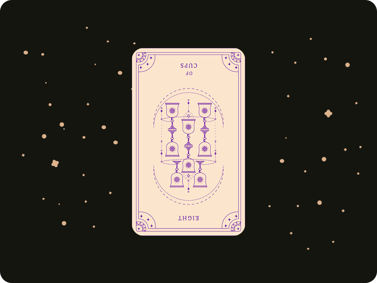 Reversed 8 of Cups by Ceerly