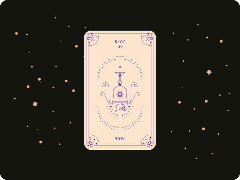 Reversed Page of Cups by Ceerly