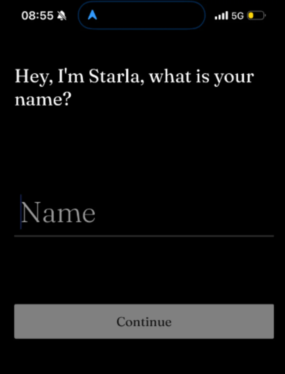 log into starla app