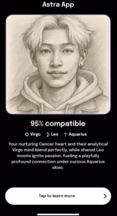 my soulmate report from astra