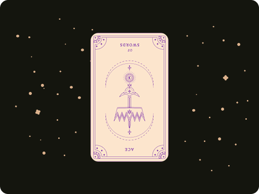 reversed ace of swords
