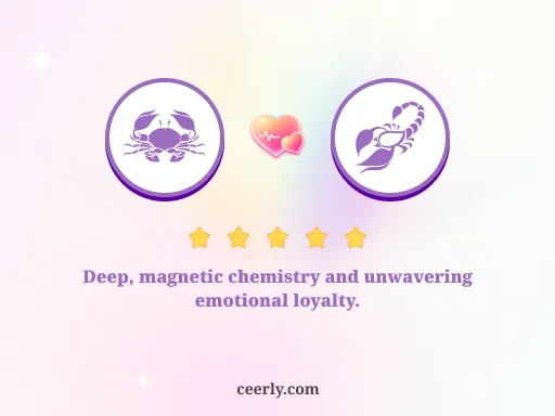 Almas gemelas de Cáncer y Escorpio