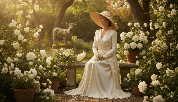 una mujer tauro disfrutando de un momento de paz
