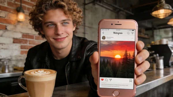 Envió una hermosa foto de la puesta de sol a una dama Tauro